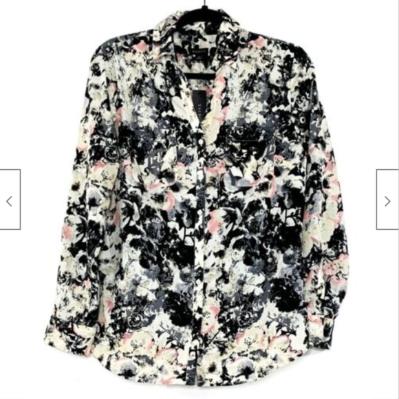 Talbots Tops - Talbots Long Sleeve V-Neck Button Down Shirt Top